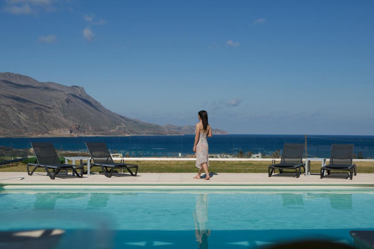 Larimar Luxury Sea View Villa キサモス エクステリア 写真