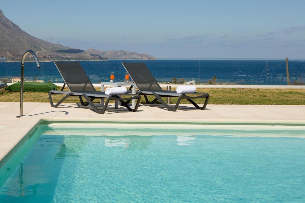 Larimar Luxury Sea View Villa キサモス エクステリア 写真