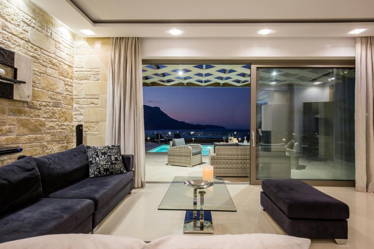 Larimar Luxury Sea View Villa キサモス エクステリア 写真