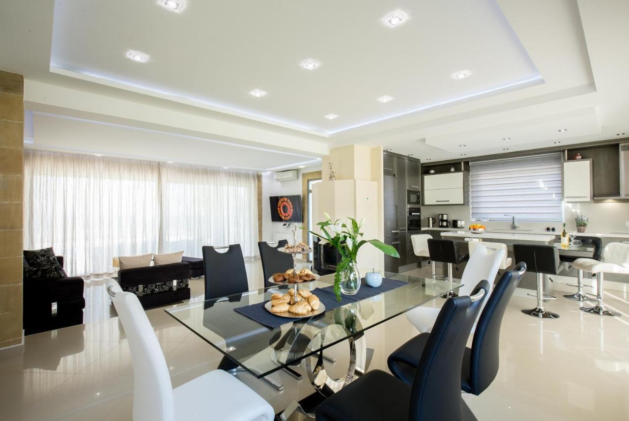 Larimar Luxury Sea View Villa キサモス エクステリア 写真