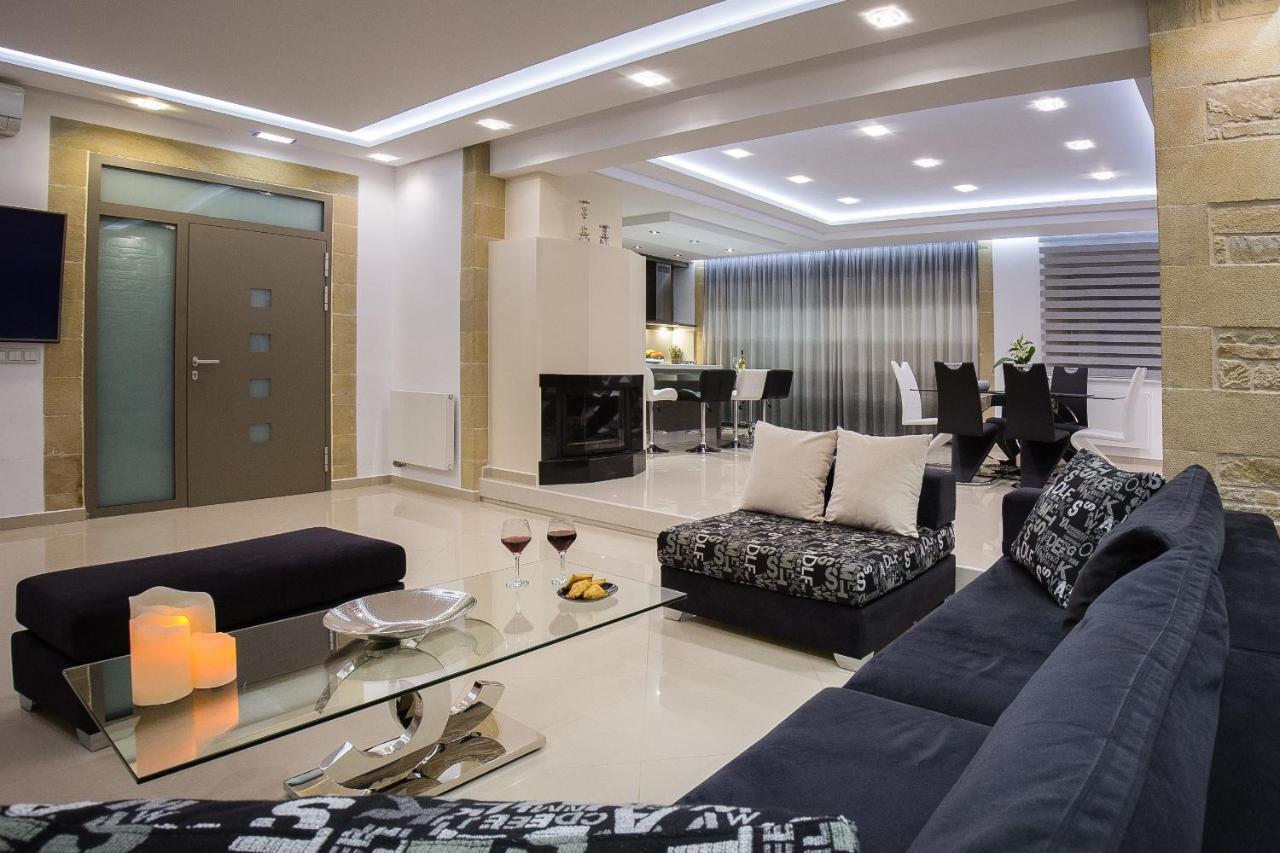 Larimar Luxury Sea View Villa キサモス エクステリア 写真