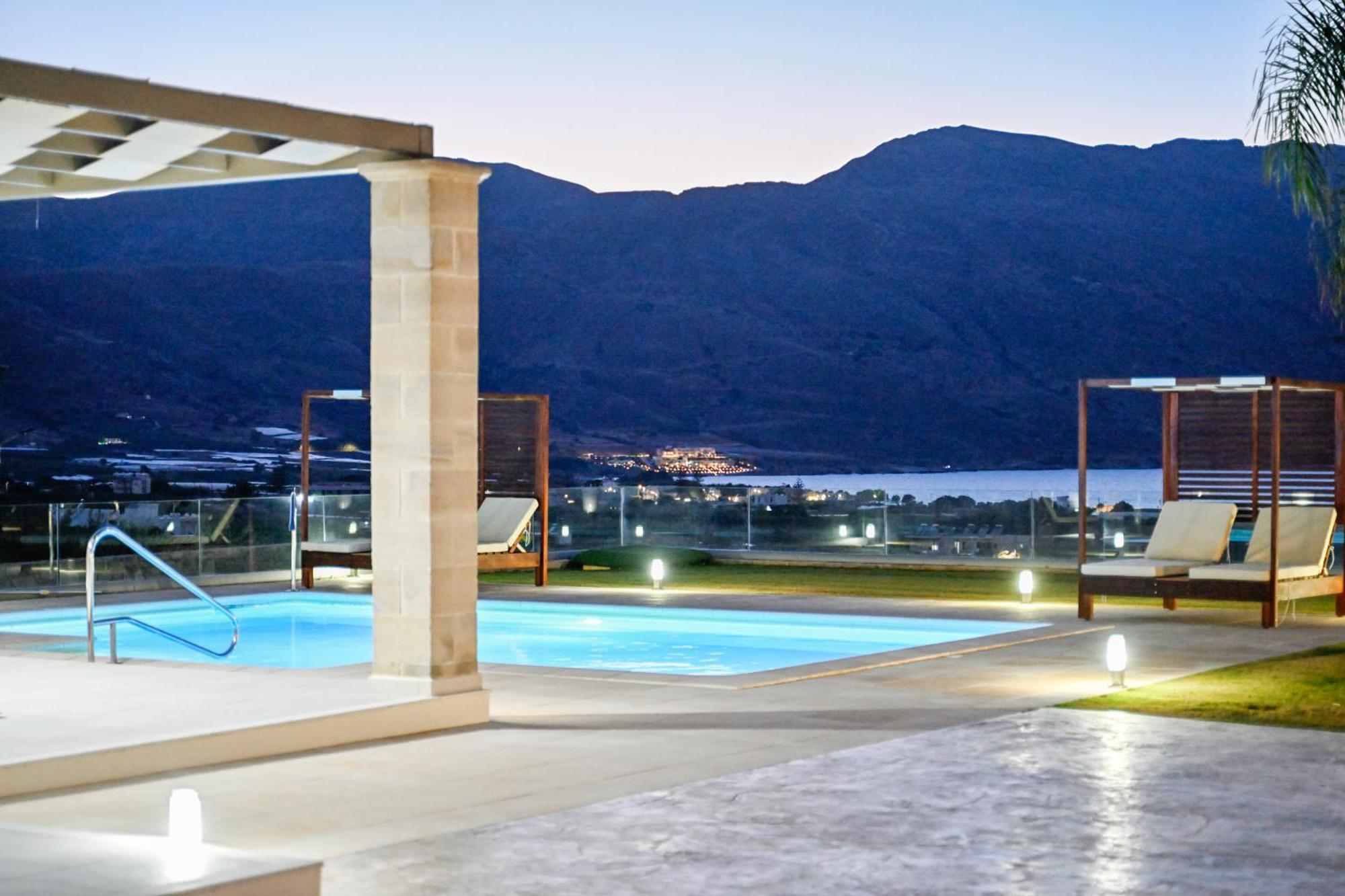 Larimar Luxury Sea View Villa キサモス エクステリア 写真