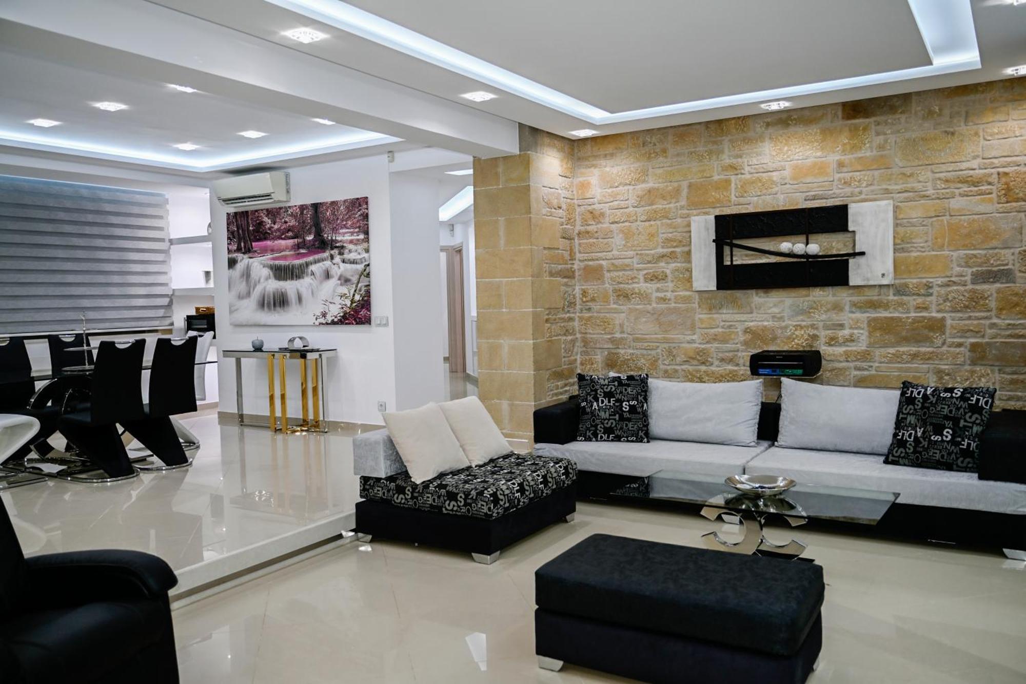 Larimar Luxury Sea View Villa キサモス エクステリア 写真