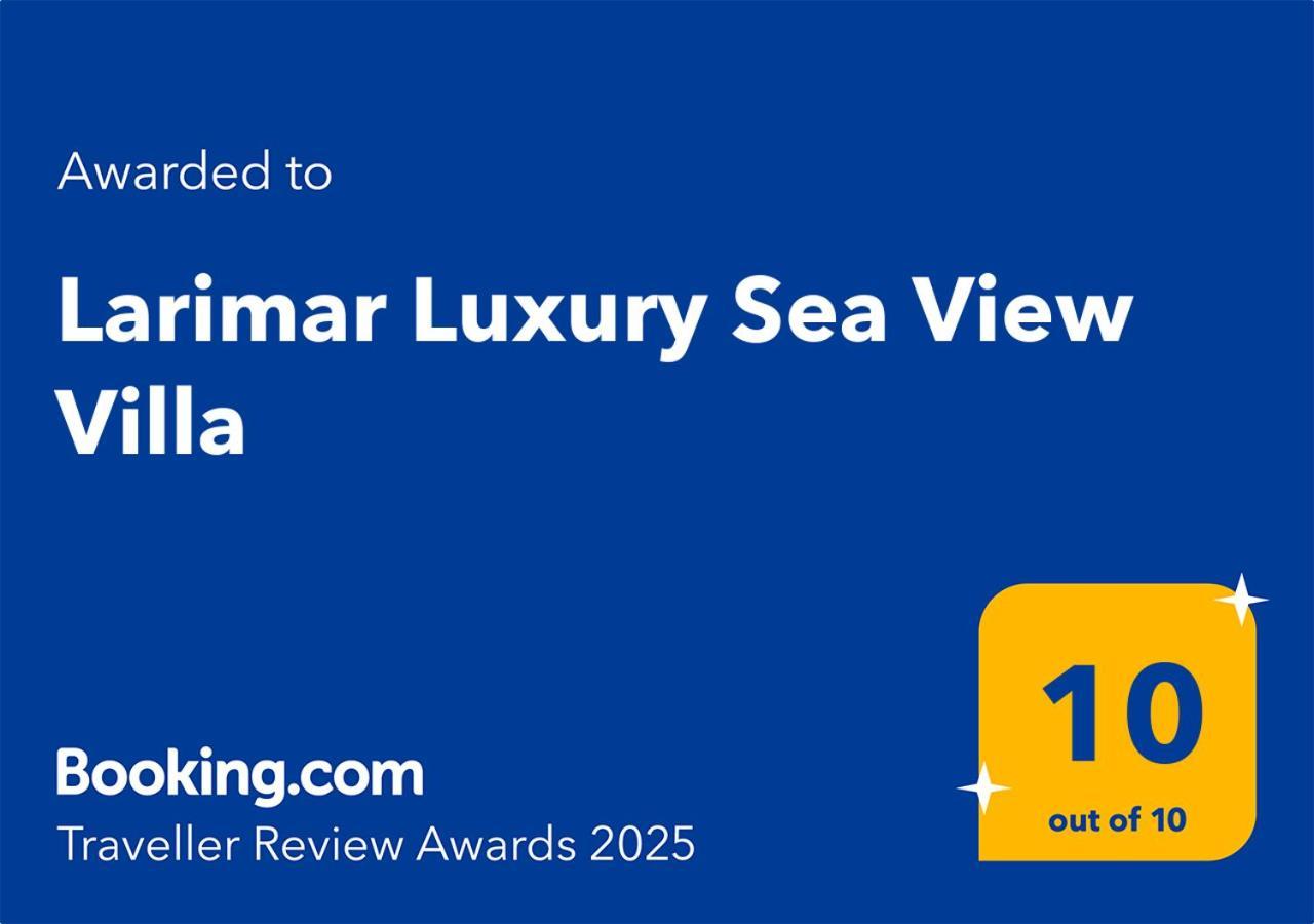 Larimar Luxury Sea View Villa キサモス エクステリア 写真